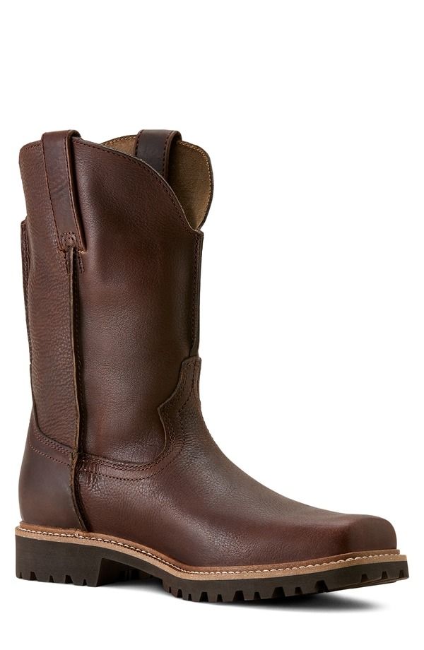 アリアト メンズ シューズ ブーツ・レインブーツ Ariat Stoney Creek Square Toe Western Boot Havana Brown ブラウン