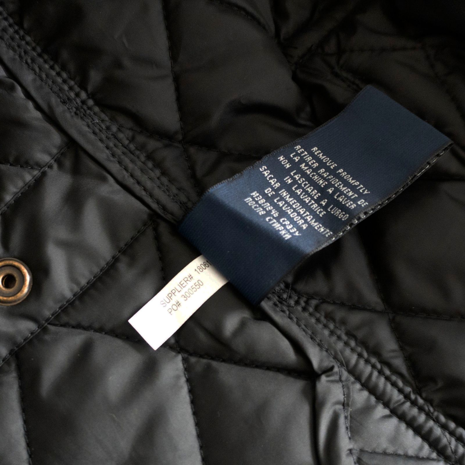 美品】POLO RALPH LAUREN【キルティング カバーオールタイプ