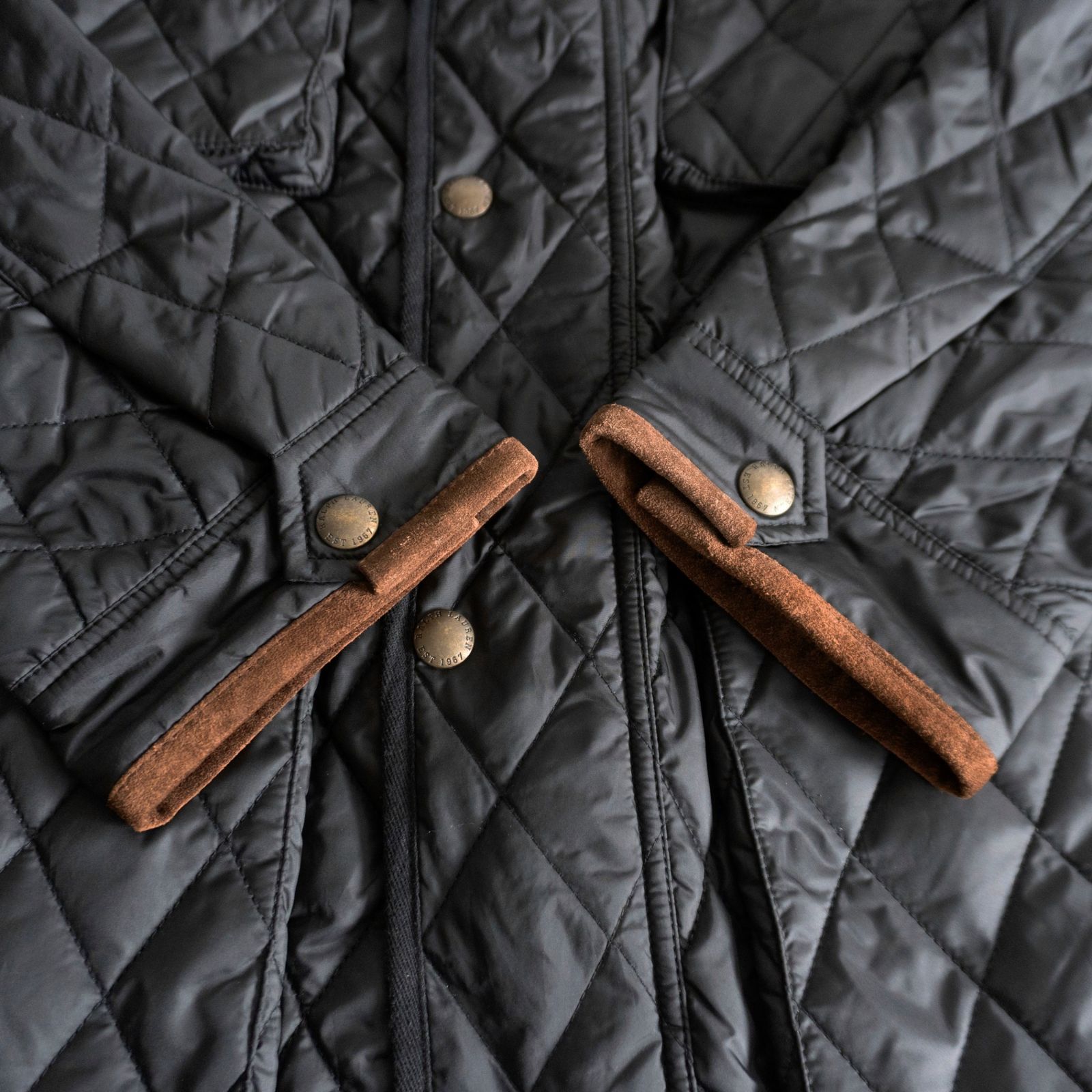 美品】POLO RALPH LAUREN【キルティング カバーオールタイプ