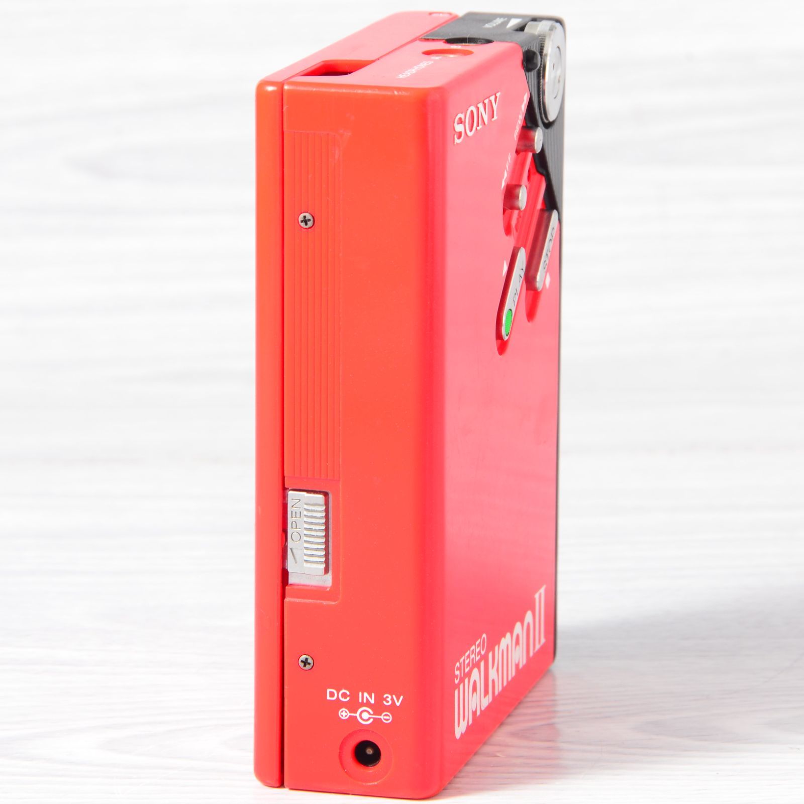 SONY WALKMAN WM-2 カセットウォークマン レッド ケース付 整備済