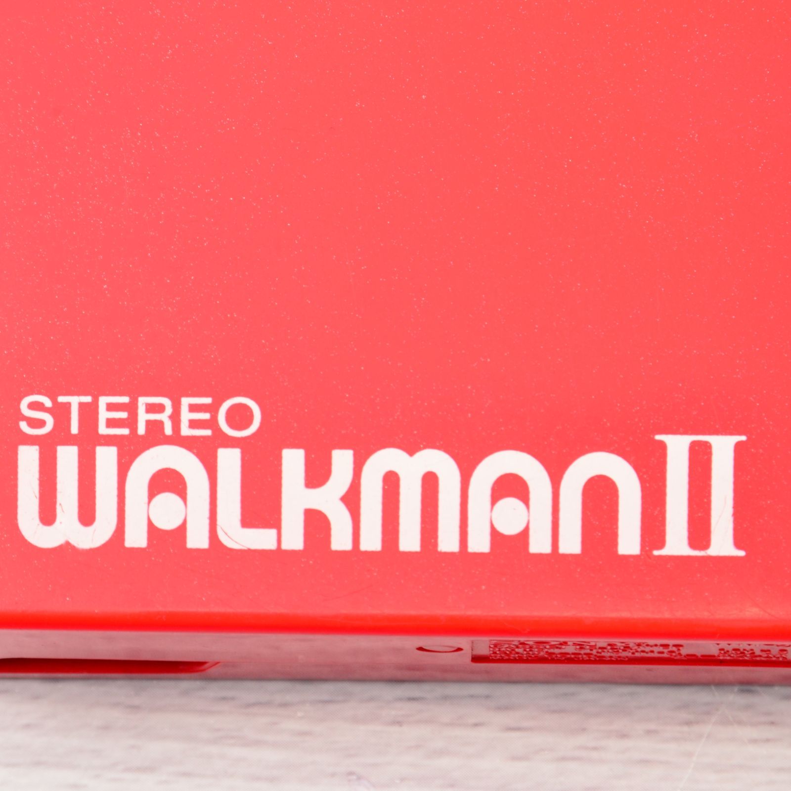 SONY WALKMAN WM-2 カセットウォークマン レッド ケース付 整備済
