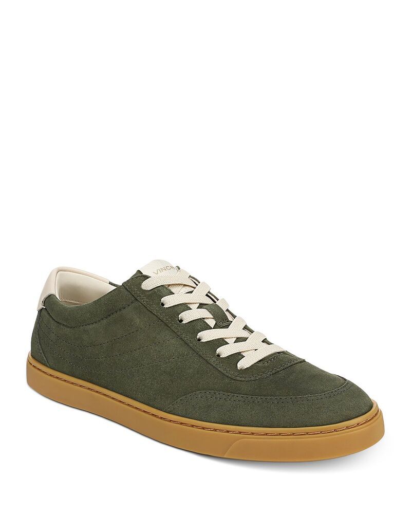 ヴィンス メンズ シューズ スニーカー スエード Vince Mens Palm Suede Trainer Sneaker Driver Grey グレー