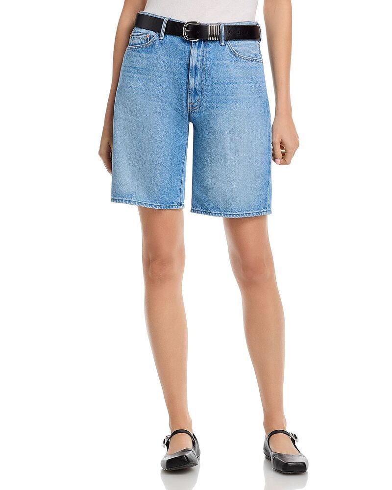 マザー レディース ボトムス ハーフパンツ・ショーツ ショートパンツ デニム MOTHER The Undercover Bermuda Denim Shorts Last Bite デニム
