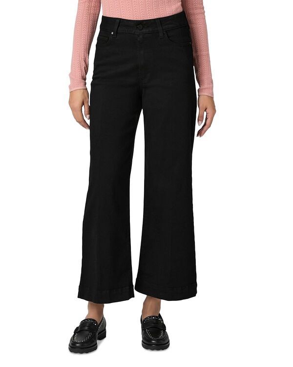 ペイジ レディース ボトムス デニムパンツ ワイドレッグ プチ ジーンズ PAIGE Anessa Petite High Rise Wide Leg Jeanshadow Black Shadow