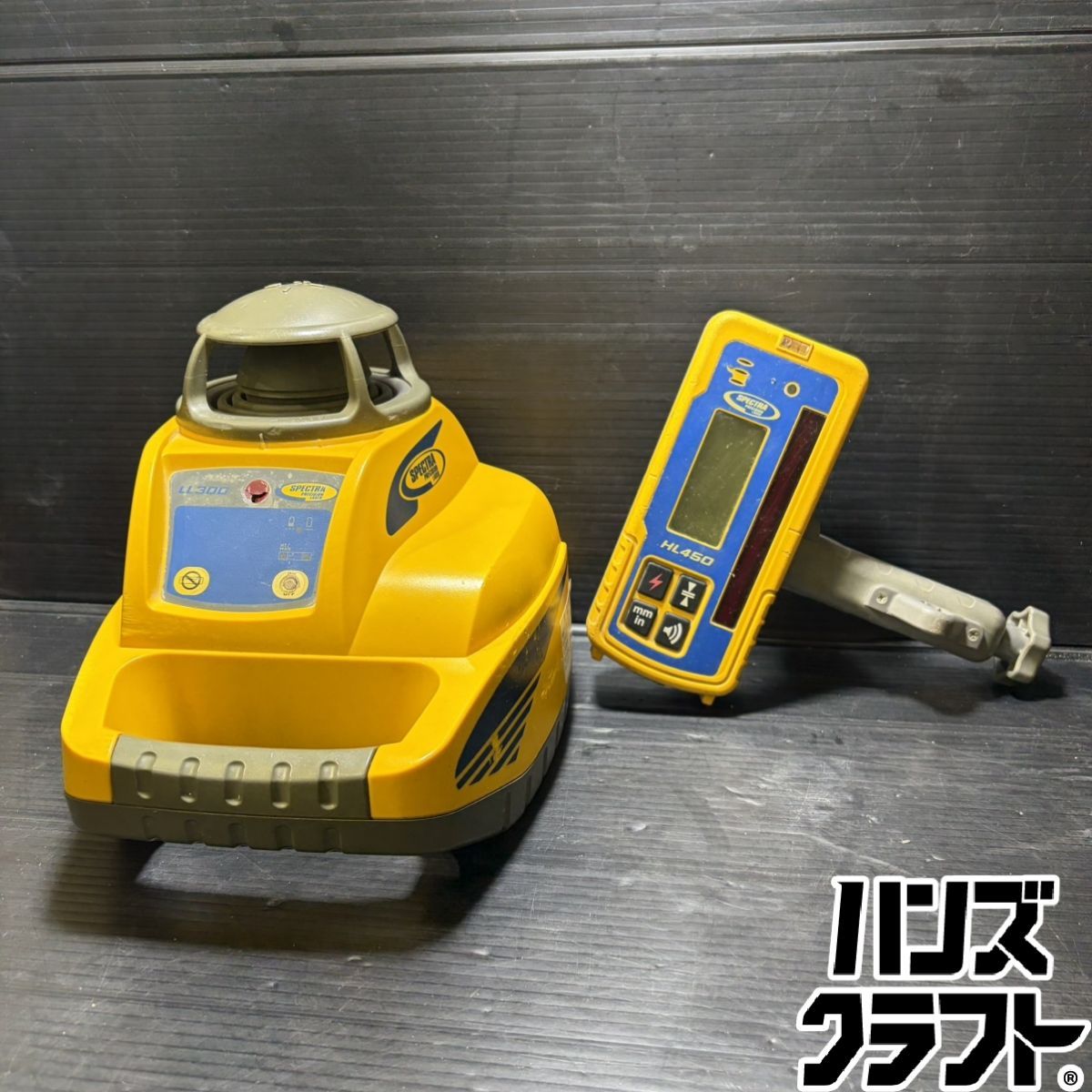 ▼【中古】Trimble LL300 回転レーザー 受光器 レーザレベル ケース付き Nikon SPECTRA ニコン トリンブル スペクトラ