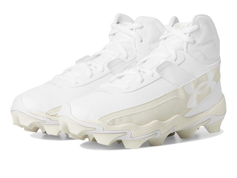 アンダーアーマー メンズ シューズ スニーカー Under Armour Harper 10 Baseball Cleats WhiteStoneBro ホワイト