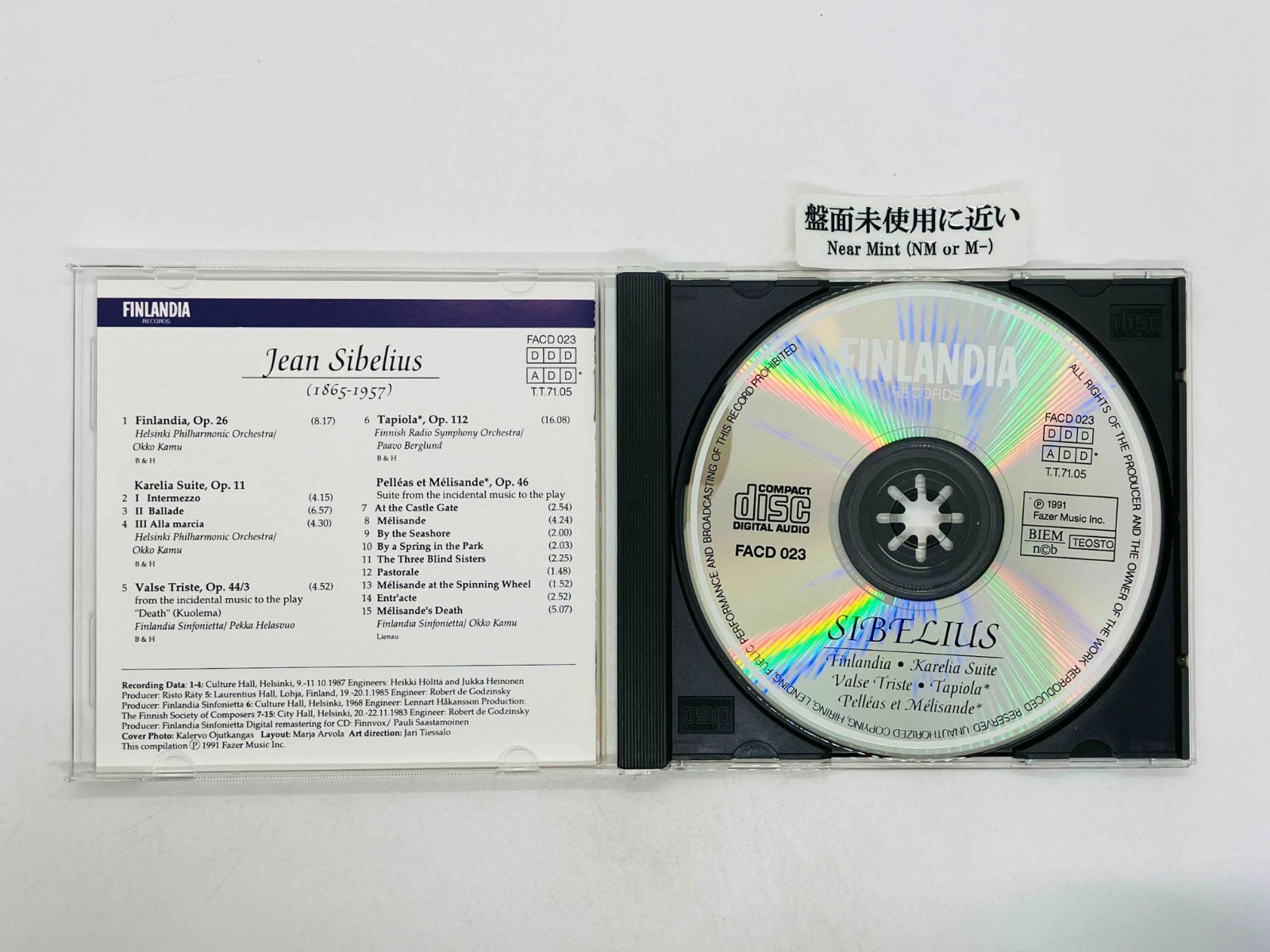 CD SIBELIUS - ORCHESTRAL WORKS VARIOUS ORCHESTRAS AND CONDUCTORS