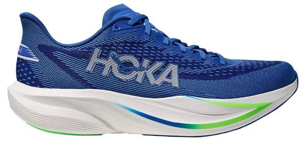 ホカオネオネ メンズ シューズ スニーカー HOKA Mens Mach 7 Running Shoes Cobalt BlueNeon Green ブルー