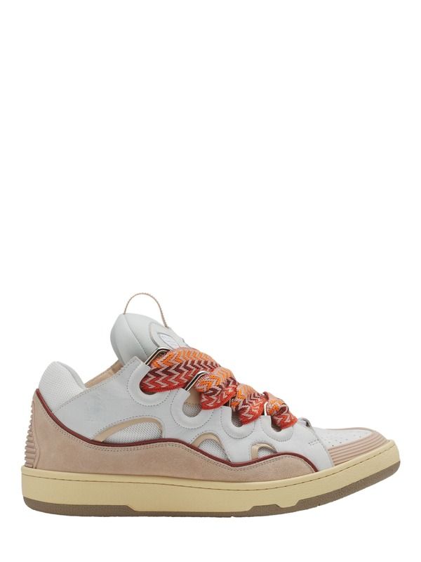ランバン レディース シューズ スニーカー レザー Lanvin CURB LEATHER SNEAKERS AbsinthBlack ブラック
