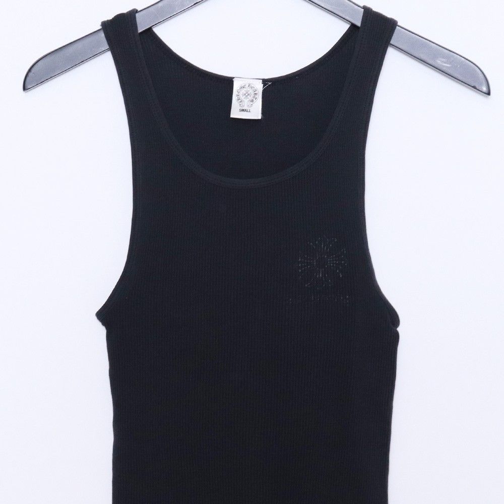 CHROME HEARTS オールド CHプラス スクロールラベル プリント タンク