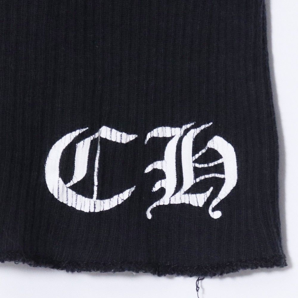 CHROME HEARTS オールド CHプラス スクロールラベル プリント タンク