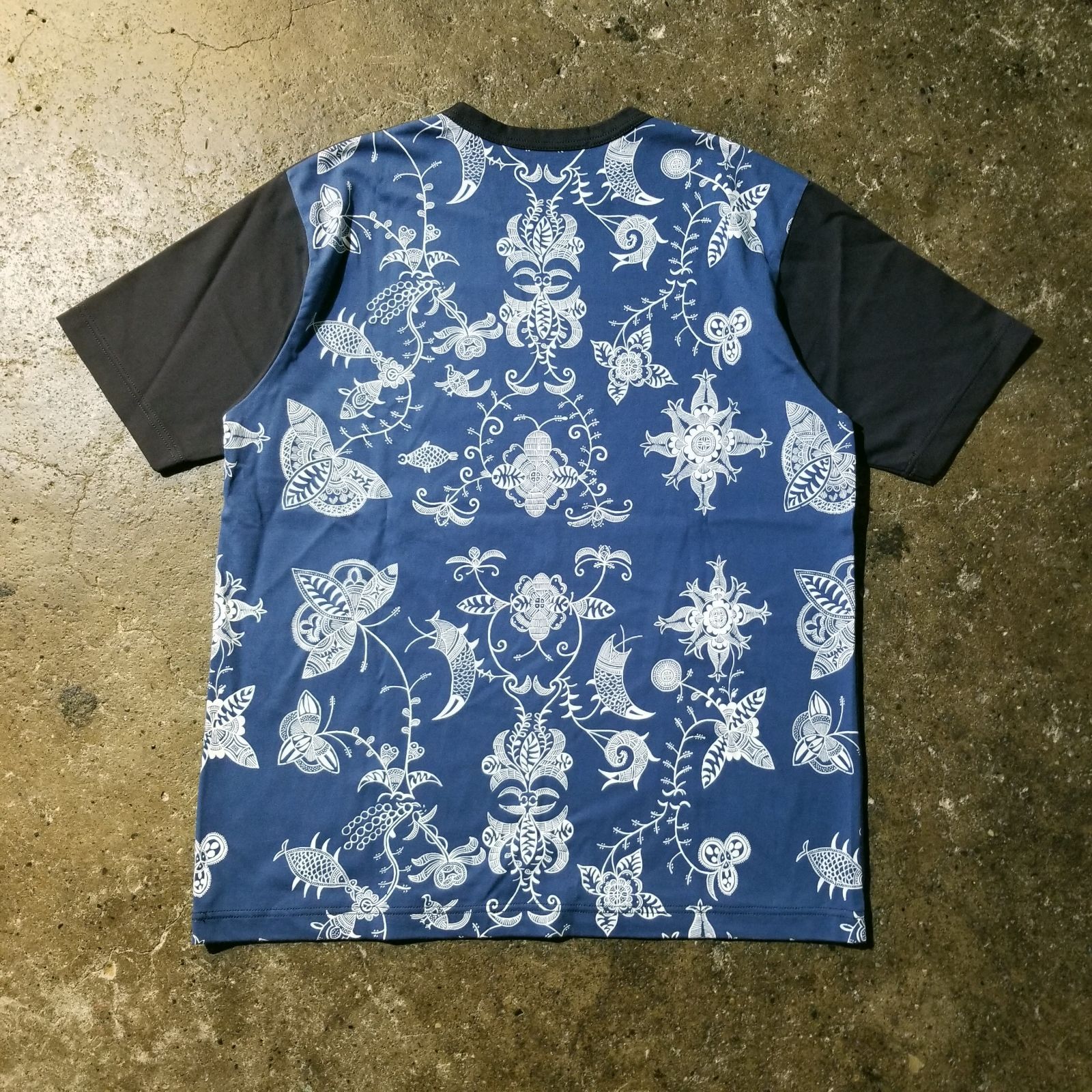 JUNYA WATANABE MAN 22ss 民族柄切替 カットソー M ジュンヤワタナベ