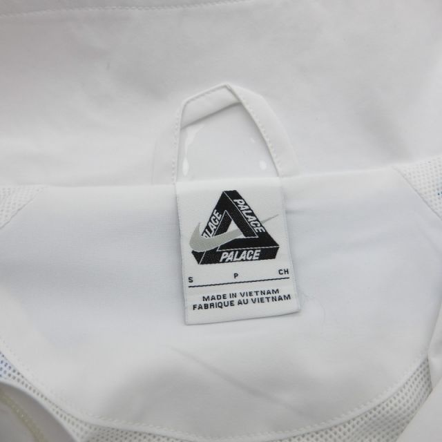 PALACE 26ss NIKE TRACK JACKET WHITE/LIGHT BLUE サイズS パレス