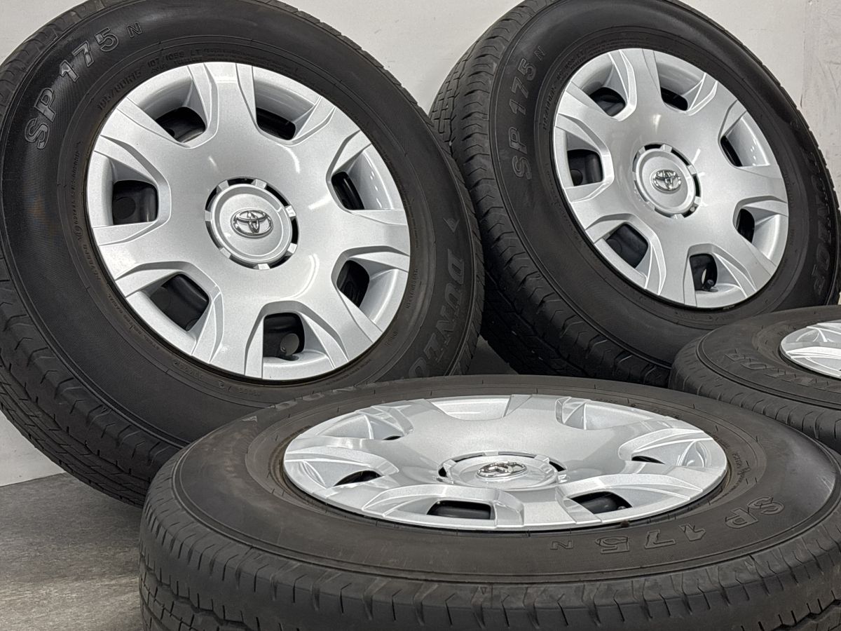 2025年製 美品】トヨタ 200 ハイエース 純正 15in 6J +35 PCD139.7