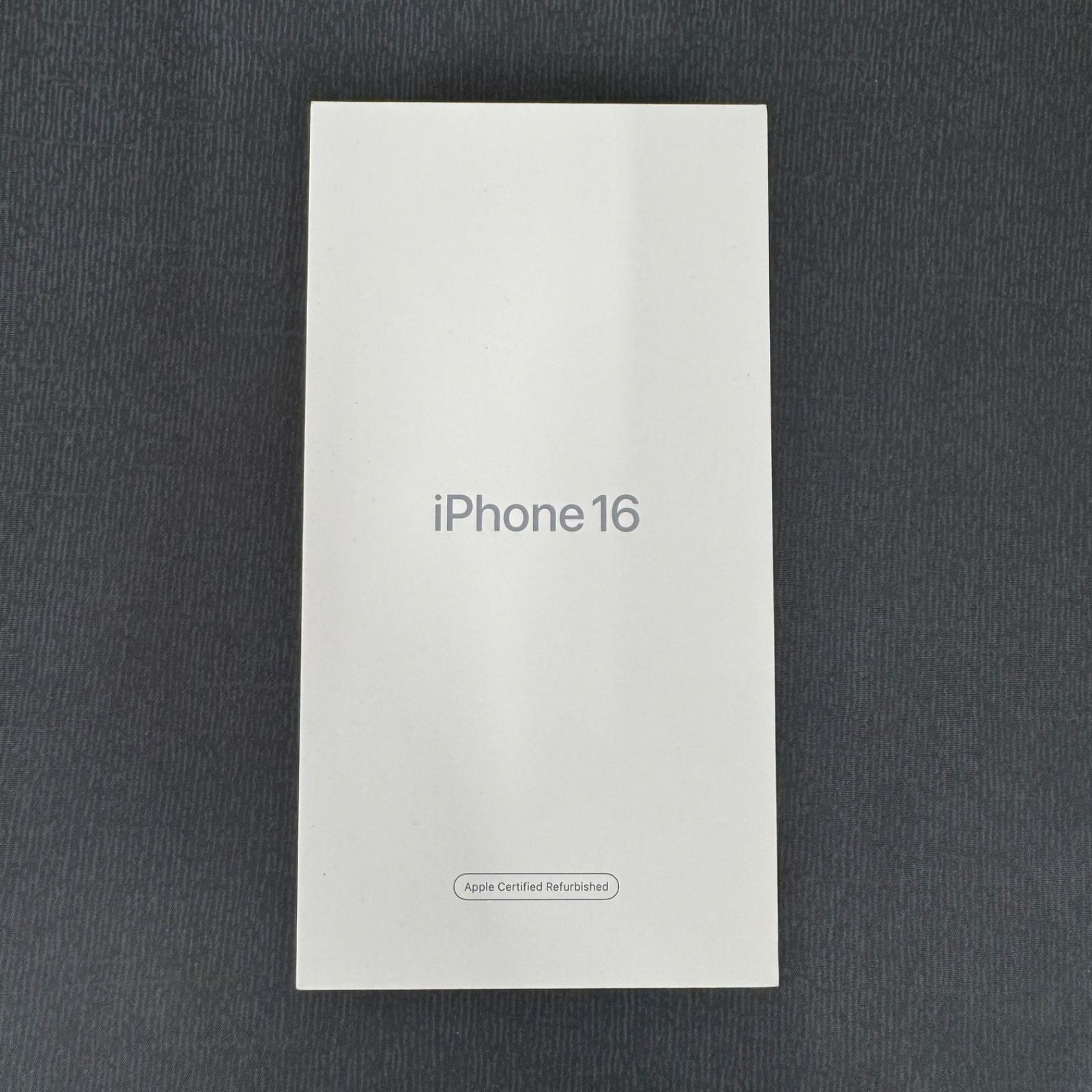 【新品未開封】iPhone 16 128GB ブラック FYDQ3J/A 認定整備済製品