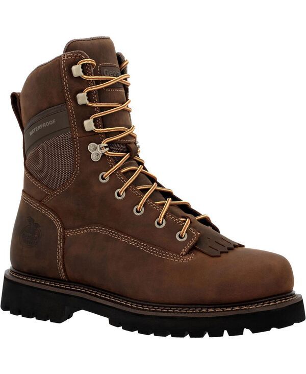 ジョージブーツ メンズ シューズ ブーツ・レインブーツ ヒール GEORGIA BOOT Mens Core 37 9 Low Heel Waterproof Composite Toe Logger