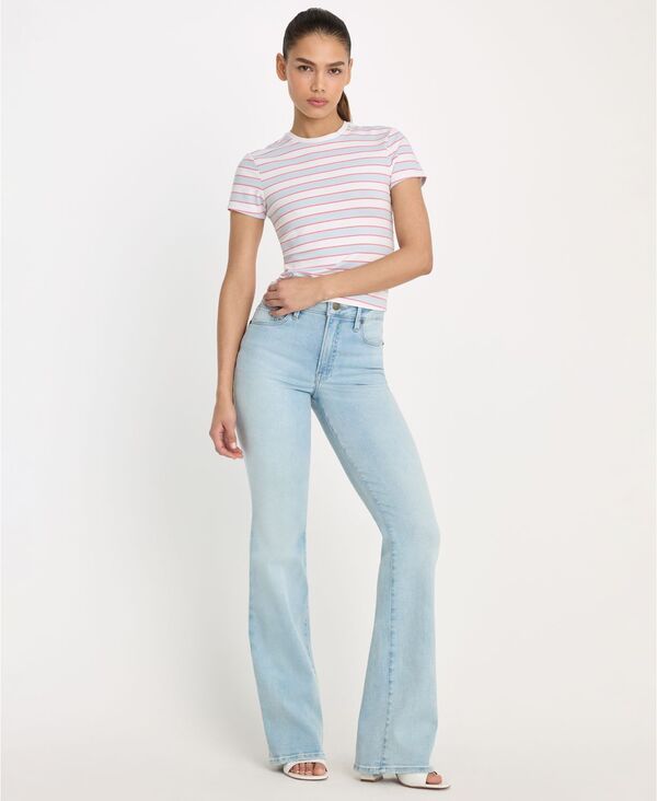 グッドアメリカン レディース ボトムス デニムパンツ ブーツカット ブーツ ジーンズ Good American Womens Classic Bootcut Jeans Indigo1275