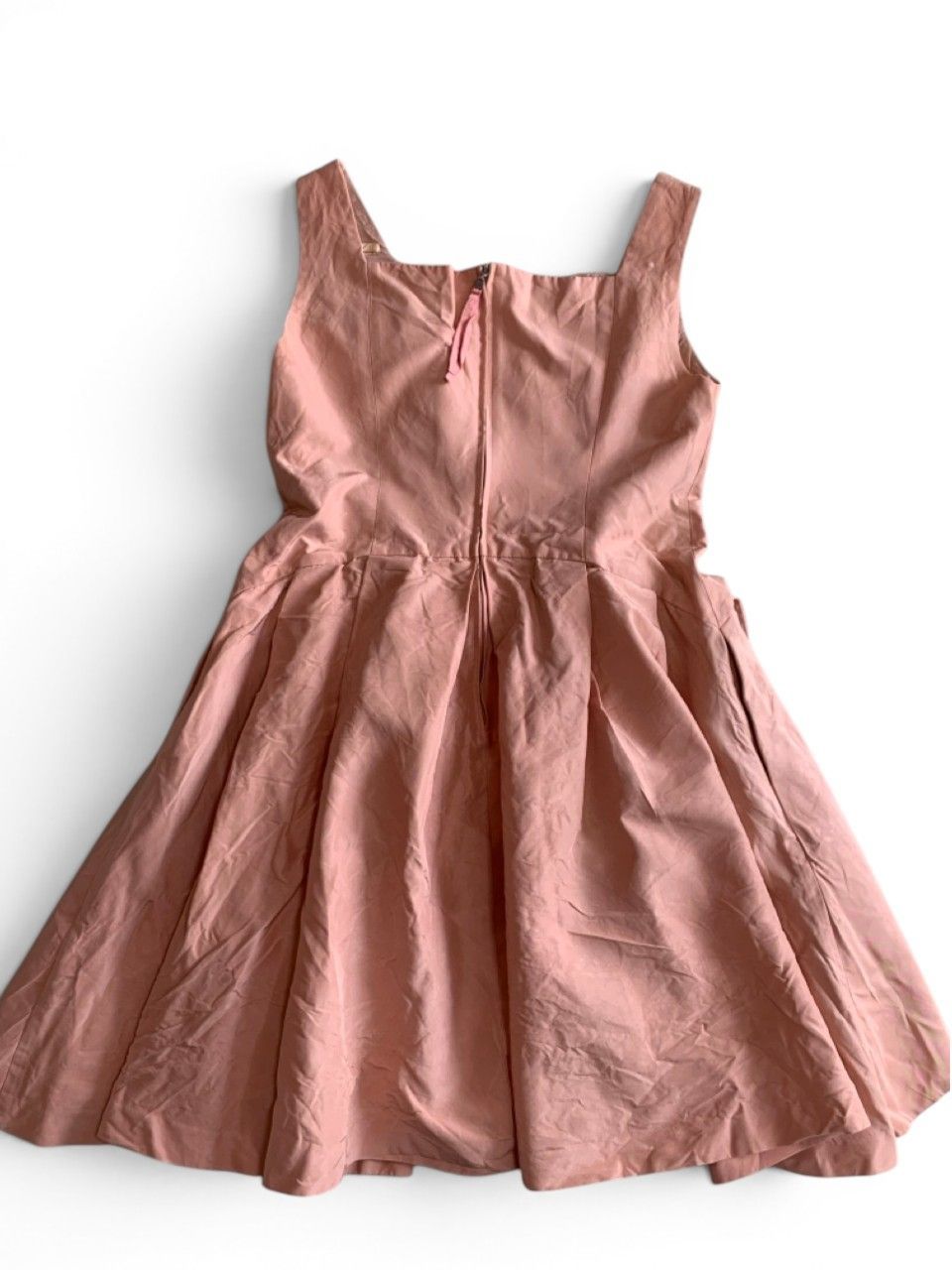 美品 FOXEY フォクシー ノースリーブワンピース フレア リボン dress