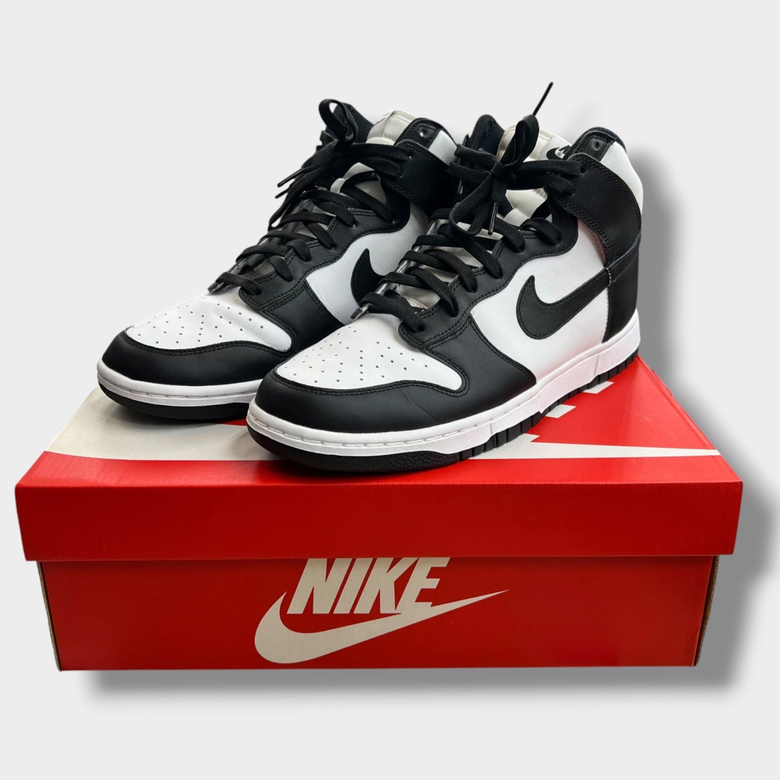 美品】NIKE Dunk High Championship White 28cm DD1399-105 ダンクハイ