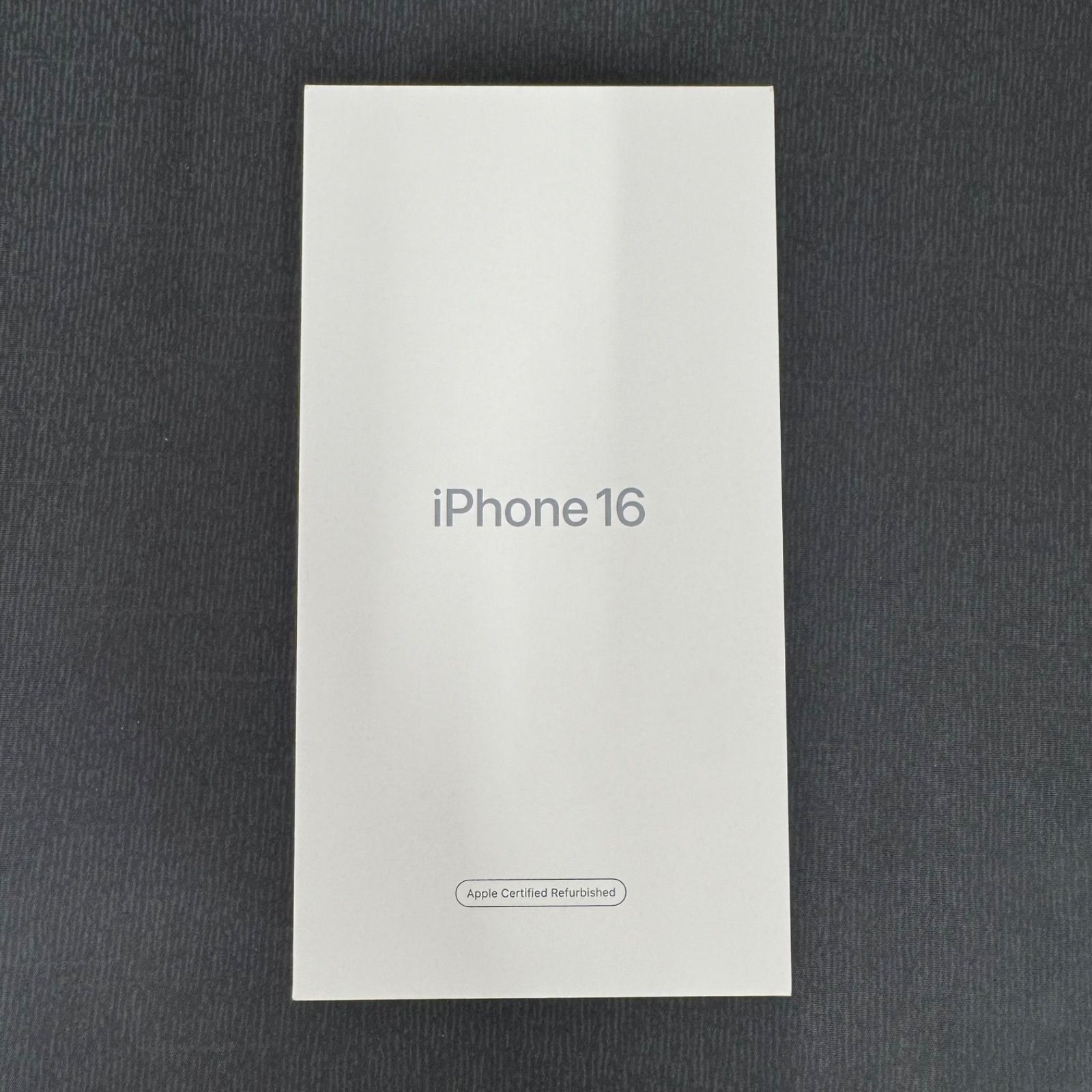 【新品未開封】iPhone 16 128GB ホワイト FYDR3J/A 認定整備済製品