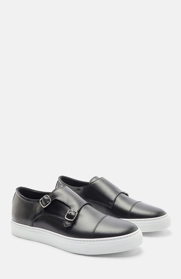 スカロッソ メンズ シューズ スニーカー SCAROSSO Fabio Sneakers Black Calf ブラック