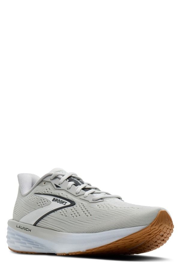 ブルックス メンズ シューズ スニーカー Brooks Launch 12 Running Sneaker Oyster White Phantom ホワイト