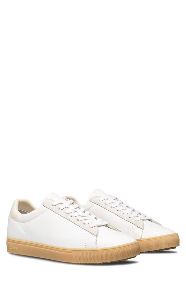 クラエ メンズ シューズ スニーカー CLAE Bradley Sneaker White Offwhite Light Nat Gum オフホワイト