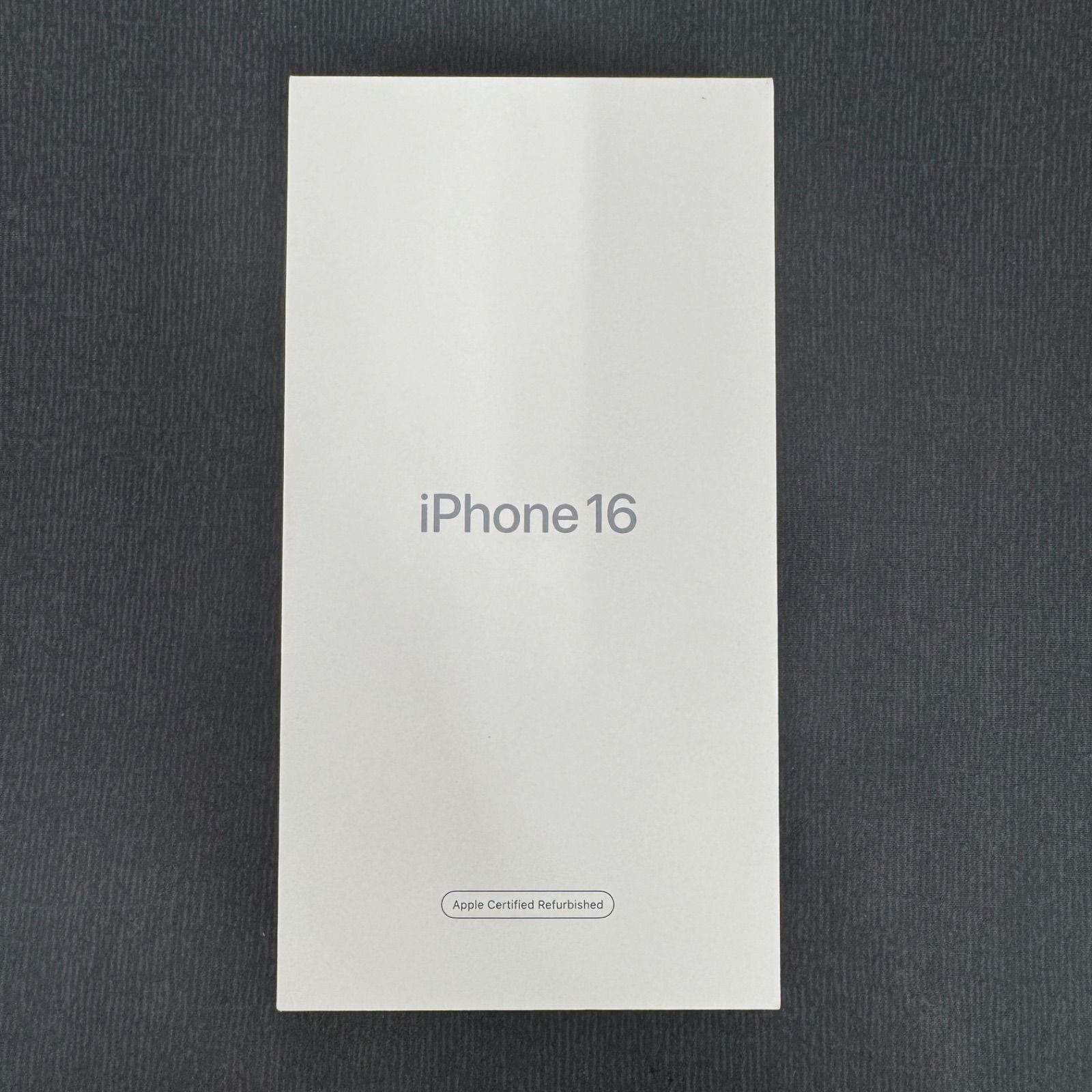 【新品未開封】iPhone 16 128GB ウルトラマリン FYDU3J/A 認定整備済製品