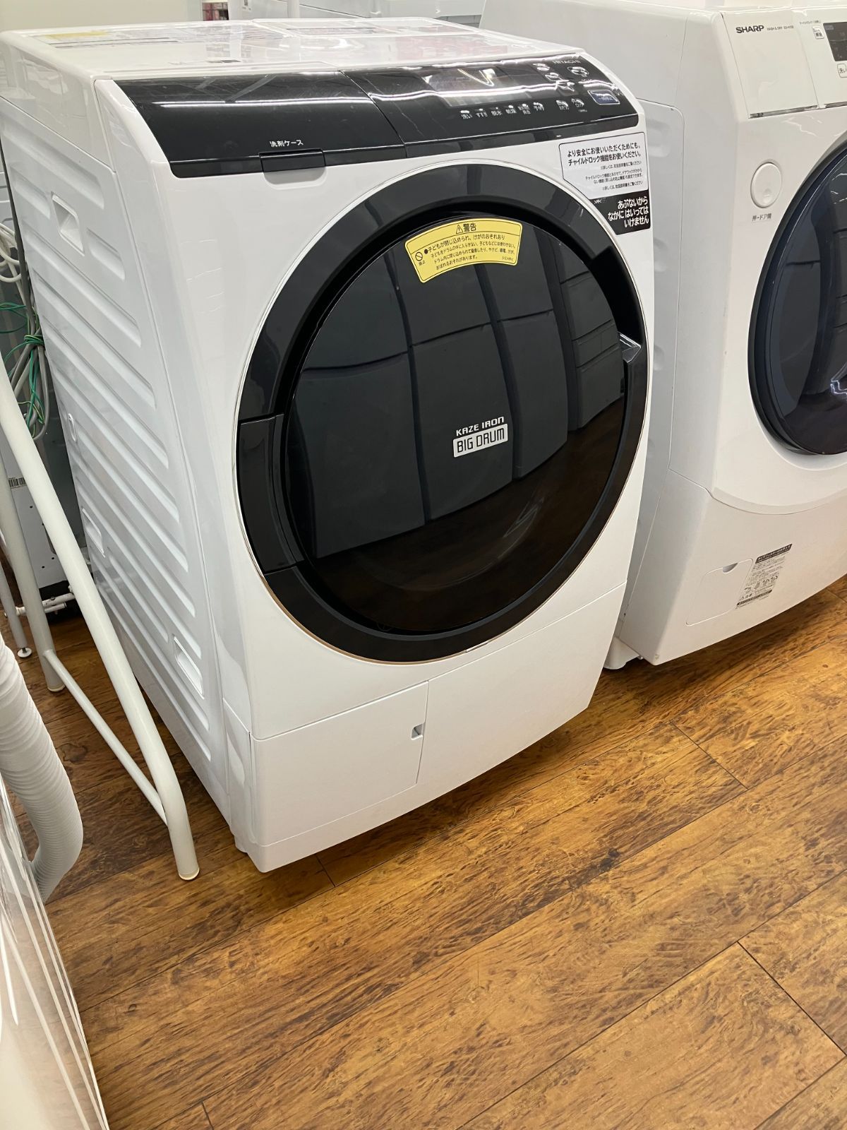 【関東地域限定販売　自社配送】HITACHI　ドラム式洗濯機　2020年製　10/6kg　BD-SG100E　管理番号26.06.21