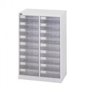 【新品・5営業日で発送】COMOLIFE コモライフ 山金工業(YamaTec) A4PT-209N アレンジャー A4判プラスチック引出し 深型9段 2列 (2291451)