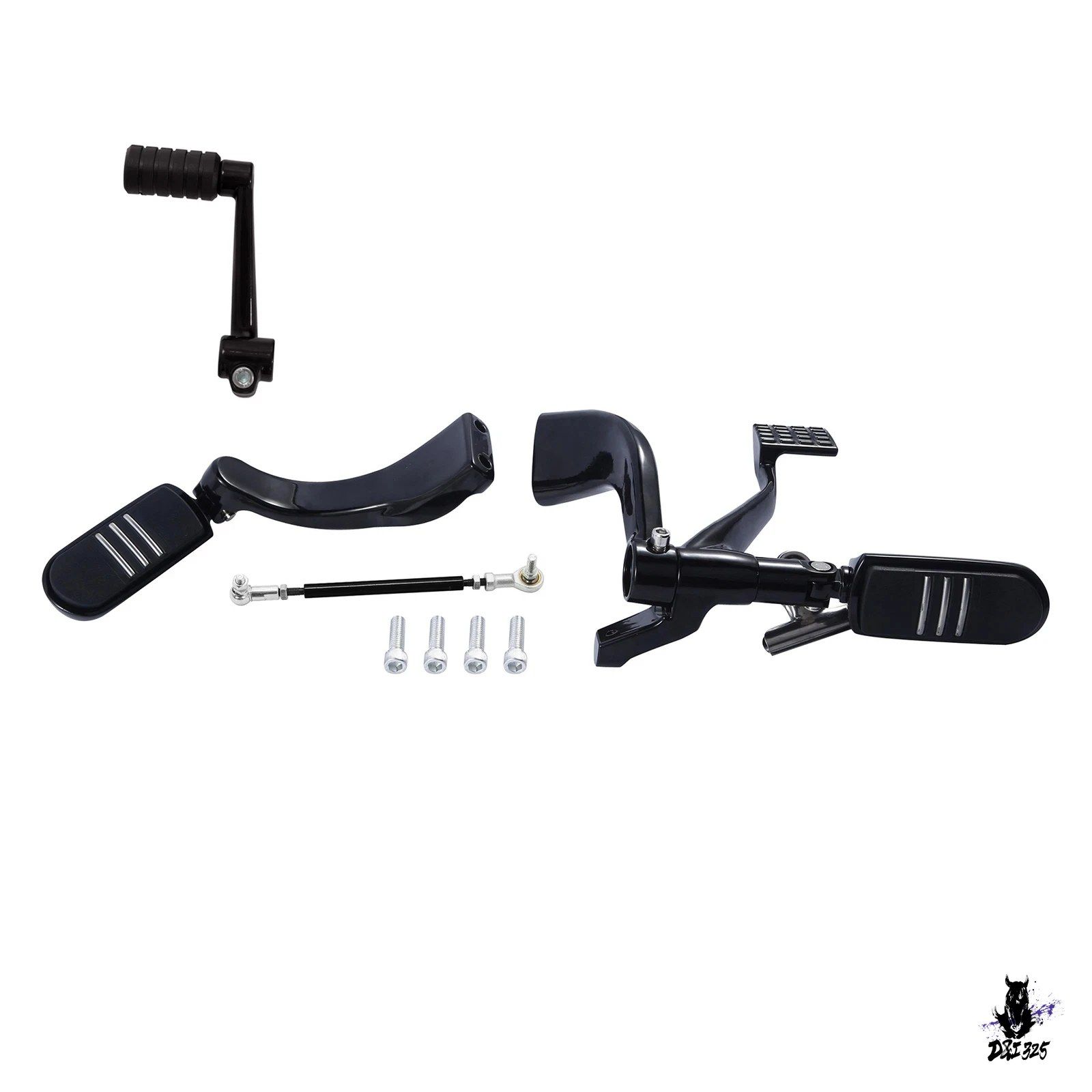 ハーレー Sportster XL883 XL1200 2004-2013用 ミッドコントロール フットペグ