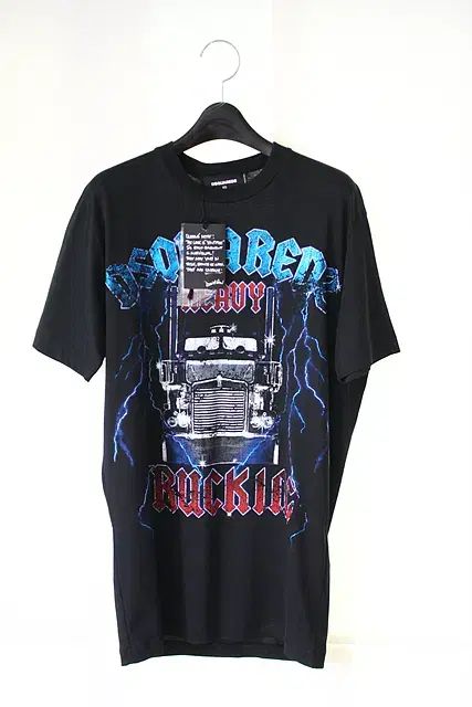 DSQUARED2 ヘビー トラッカー ツアー 半袖 Tシャツ (ブラック) 新品 25,650円