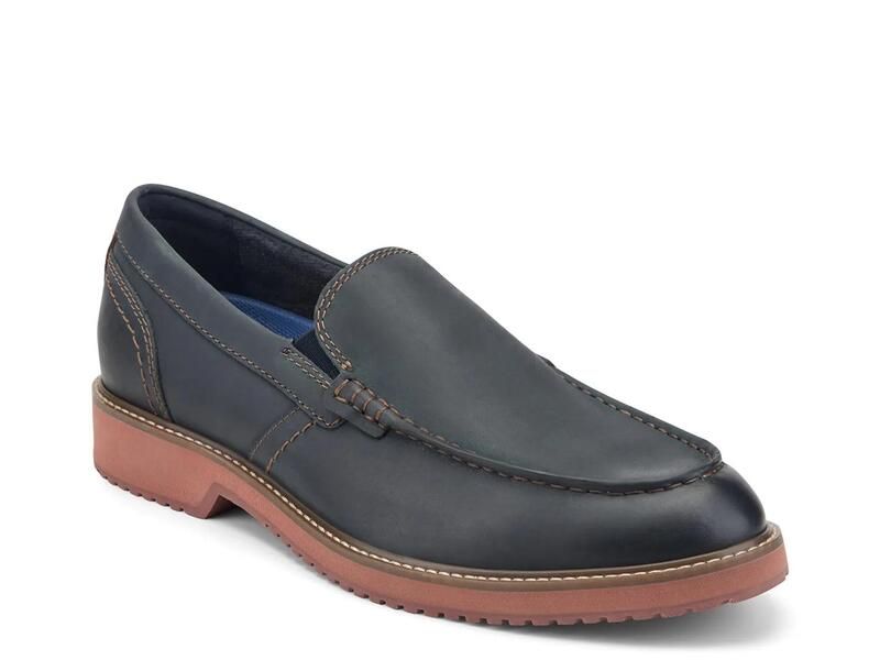 ロックポート メンズ シューズ スリッポン・ローファー RockportCristian Loafer Dark Blue ブルー