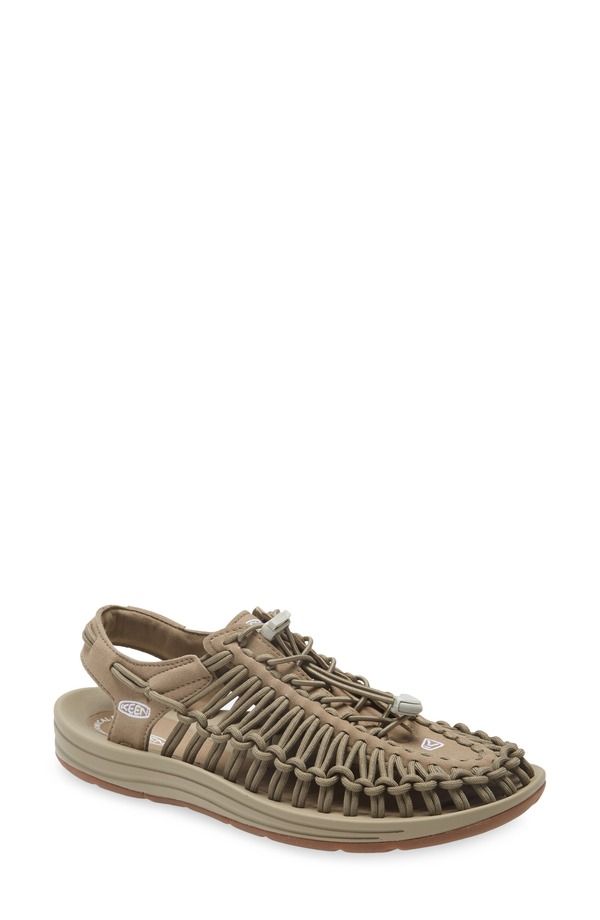 キーン メンズ シューズ サンダル KEEN Uneek Sandal TimberwolfPlaza Taupe トープ