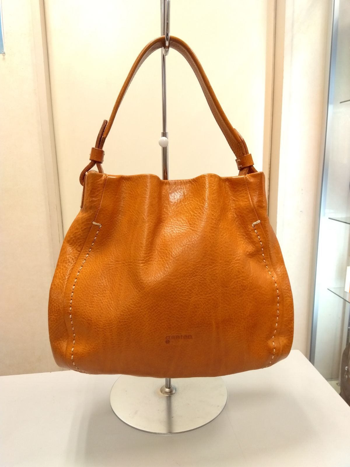 M7 ゲンテン genten バッグ ワンショルダーレザーハンドバッグ