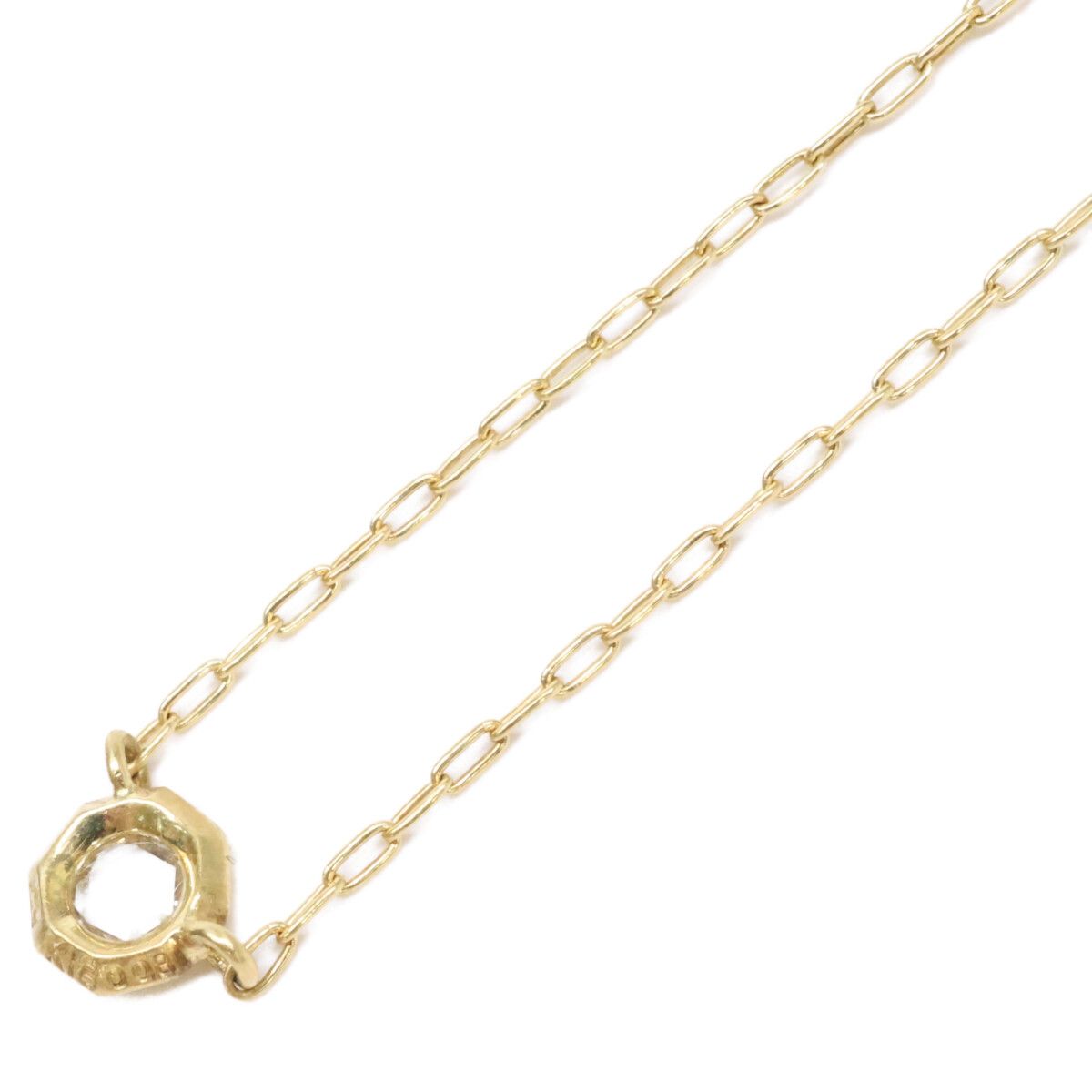 hum ローズカットダイヤ　ネックレス　k18 hum ハム K18 0.08 ローズカットダイヤモンド - メルカリ