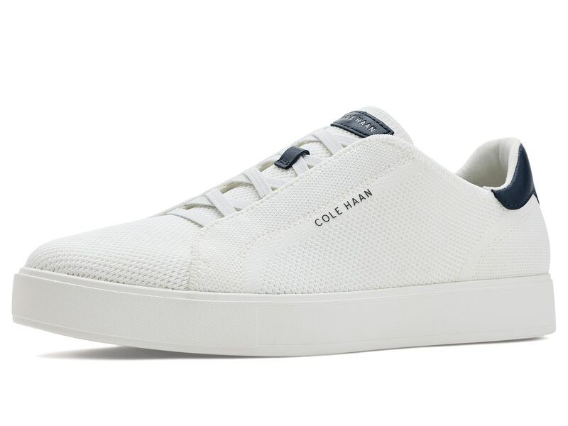 コールハーン メンズ シューズ スニーカー Cole Haan Grandpro Luxe Stitchlite Slipon Sneakers WhiteNavy Blaz ホワイト