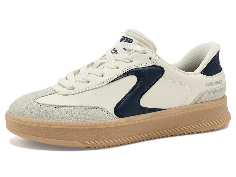 スケッチャーズ レディース シューズ スニーカー Skechers Hotshot HiLifted Luxe Off White Navy オフホワイト