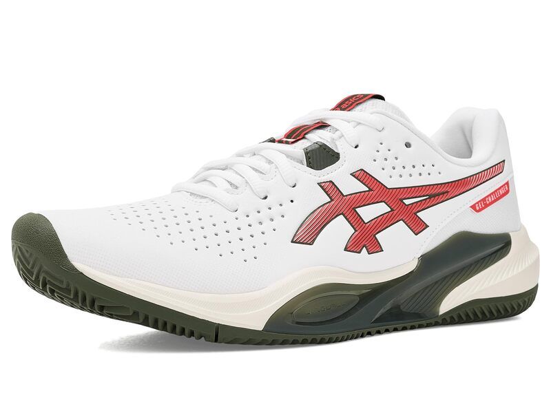 アシックス メンズ シューズ スニーカー Asics GelChallenger 15 Clay WhiteCherry To ホワイト