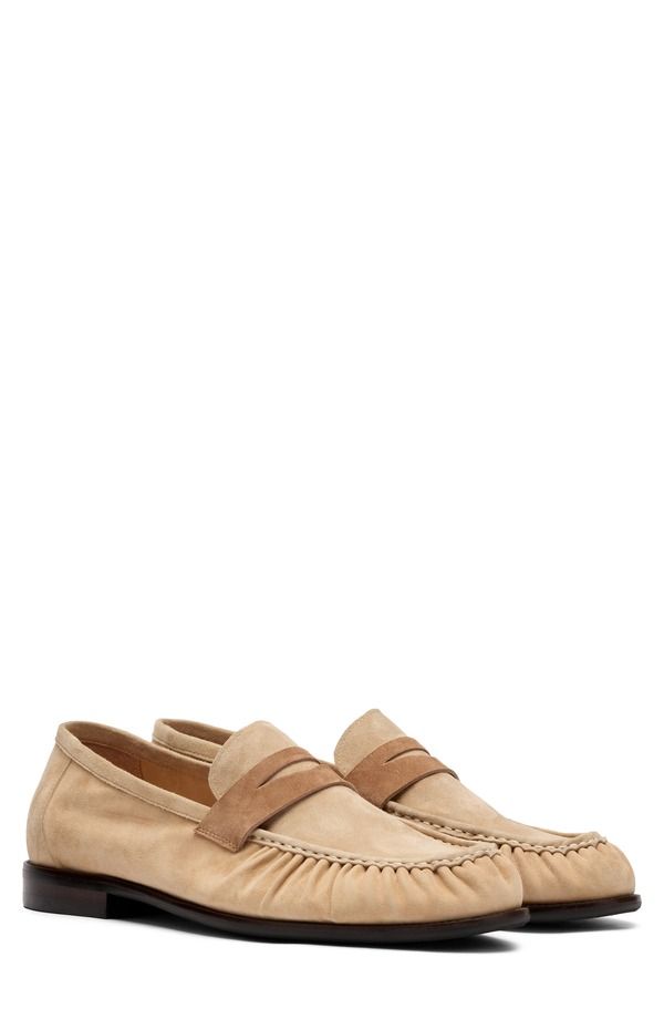 マークノーラン メンズ シューズ ローファー MARC NOLAN Kennedy Penny Loafer Triple Tan タン