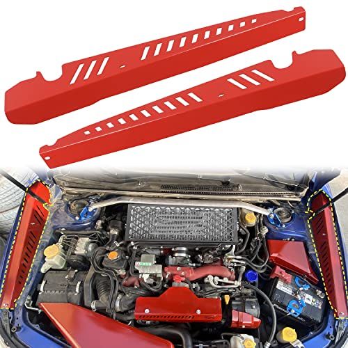 HIGH FLYING スバル WRX S4 STI VAG/VAB型レヴォーグ VMG /VM4 系 2014-2021 に適合フェンダーエアアウトレットダクト フロントフェンダー エンジンフード アルミニウム 合金 保護 カバー エンジン 12ad01fa
