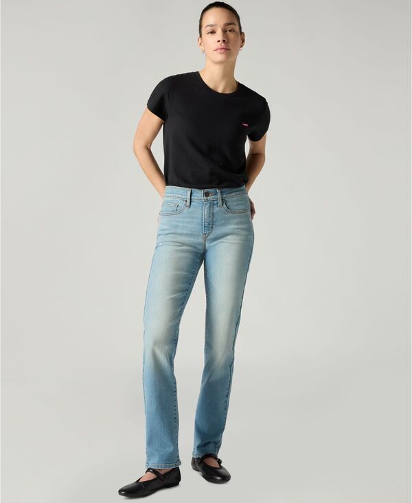 リーバイス レディース ボトムス デニムパンツ ストレート ジーンズ Levis Womens 314 Shaping Slimming Straight Leg MidRise Jeans Just