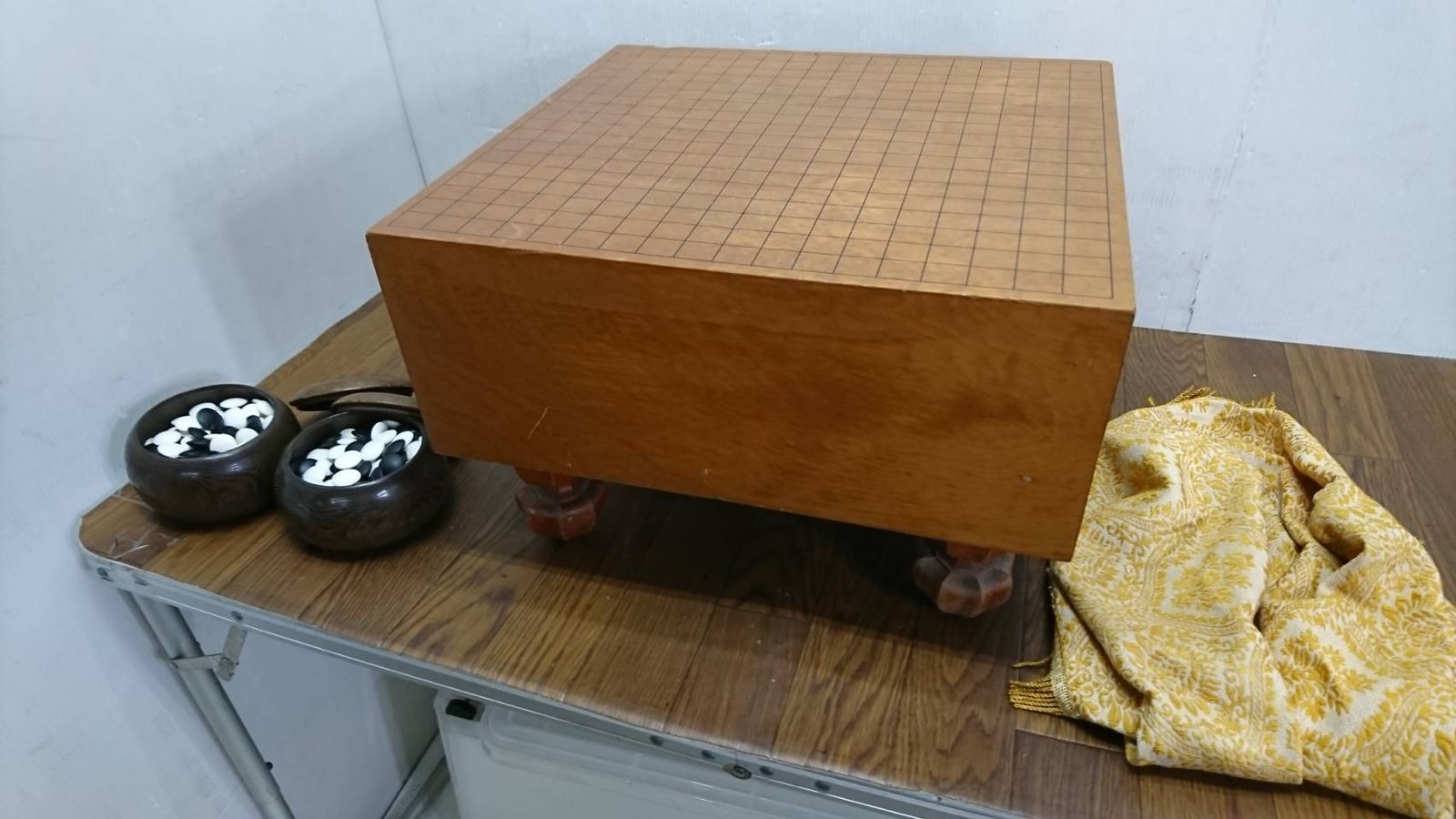 送料無料C58714 碁盤 碁石セット 高さ18cm - メルカリ