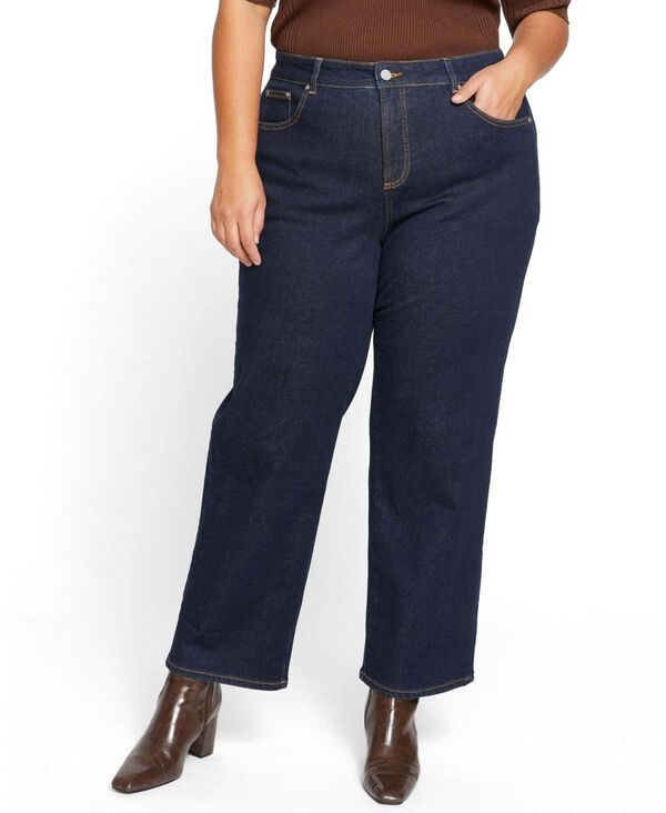 ユニバーサル スタンダード レディース ボトムス デニムパンツ ストレート プラスサイズ ジーンズ Universal Standard Womens Plusize Bae Boyfriend St