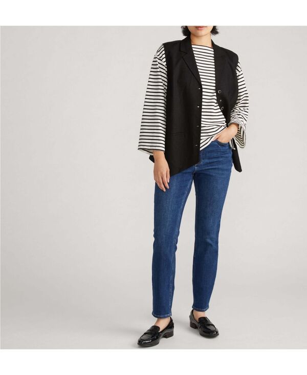 ユニバーサル スタンダード レディース ボトムス デニムパンツ プラスサイズ ジーンズ Universal Standard Womens Plusize Perfect Jeans Naval bl