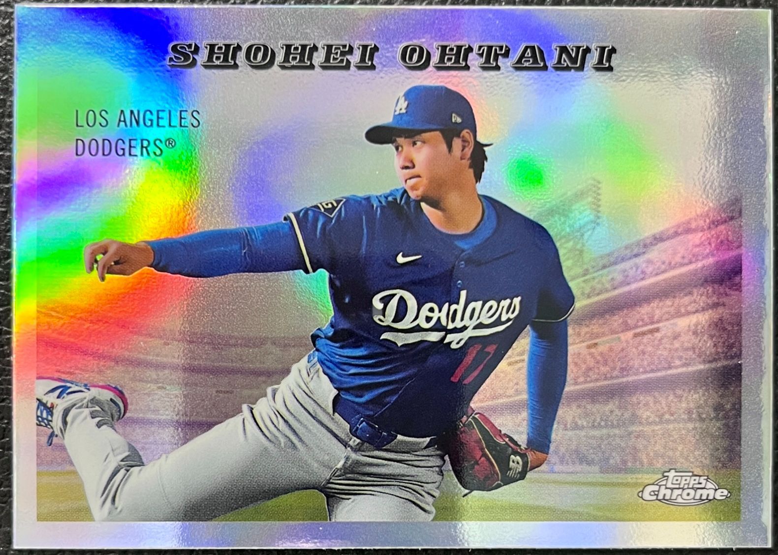大谷翔平 Shohei Ohtani Topps Chrome Platinum 2025 Refractor MLB ドジャース Dodgers #55RS-19