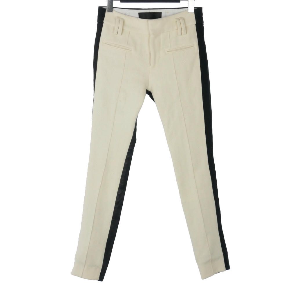 ハイダーアッカーマン Haider Ackermann レザー切替 パンツ スキニー M