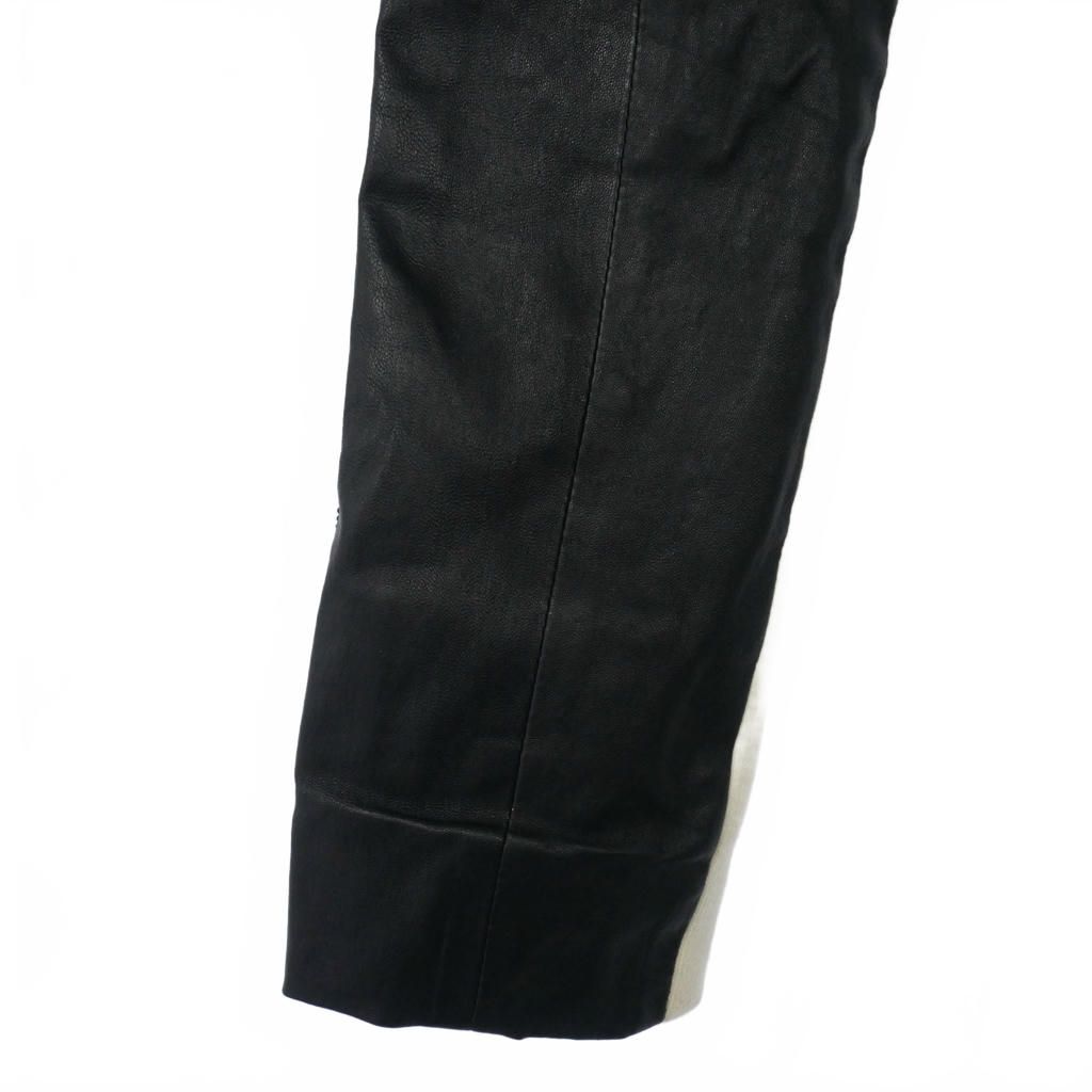 ハイダーアッカーマン Haider Ackermann レザー切替 パンツ スキニー M