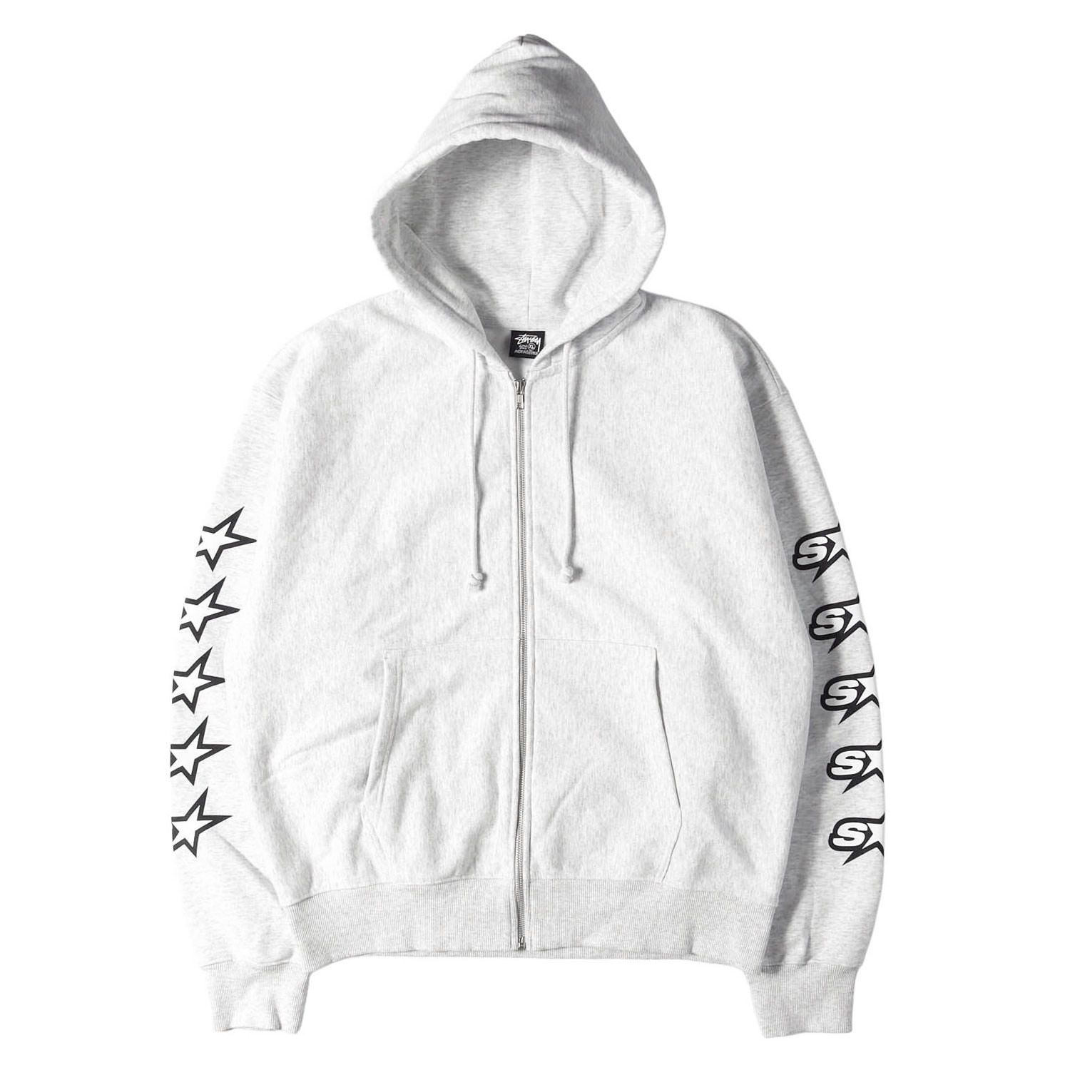 美品】STUSSY ステューシー パーカー アッシュヘザー サイズ:XL 25AW S 
