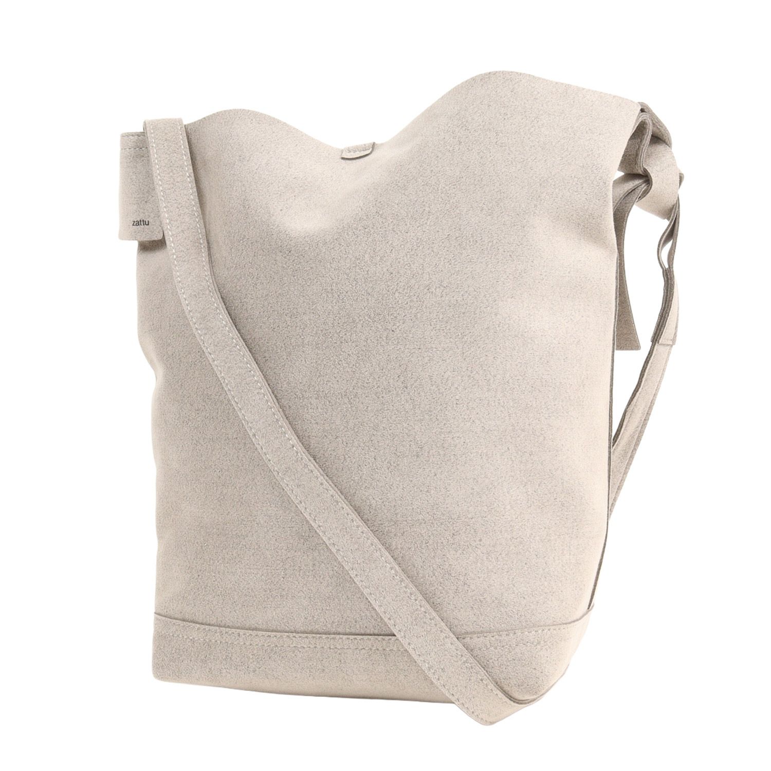 【美品】  zattu / ザッツ | マイクロファイバースエード ショルダーバッグ / ユニセックス | グレー系 | メンズ 美品】zattu ザッツ バッグ ヘザーグレー マイクロファイバースエード